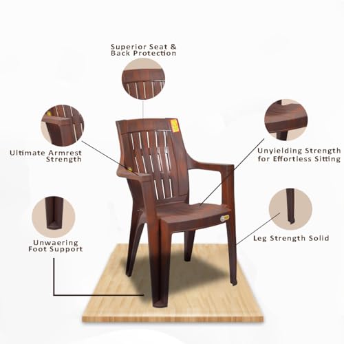 Image of High Back Ortho Chair Premium High Back Heavy Duty Chair (Weight Bearing 150 kg) (Pack of 2)