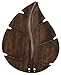 Fanimation B5280WA Leaf, Flower, Fruit Blades Wood Collection in Bronze/Dark Finish, 22.12 inches, 22-Inch, Walnut