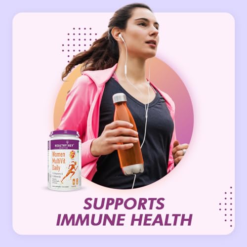 HealthyHey Nutrition MultiVitamin for Women - Multi-Vit Daily - 13 Vitamins & 10 Minerals - 90 Vegetable Capsules - Image 7