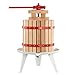 VEVOR Fruit Wine Press, 3.2 Gallon/12L, Solid Wood Basket with Blocks, Heavy Duty Manual Juice Maker, Cider Apple Grape Tincture Vegetables Honey Olive Oil Making Press with Handle for Kitchen, Home