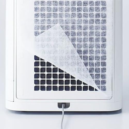 BEAZOOM Kit de filtro de ventilación electrostático, 200 x 100 cm, rollo de algodón con cinta de montaje, ventilación de calefacción para el hogar