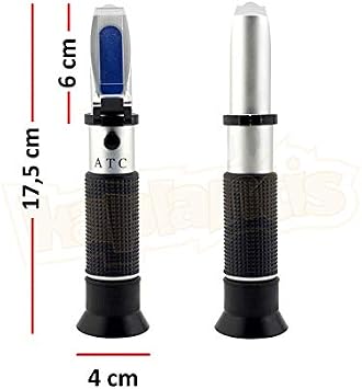 ATC HT112 Sugar Density Meter Brix Refractometer, Black