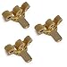 Produktbild Dreifach-Stifthalter mit Taschen-Clip, aus Metall  Ideal für Ärzte / Krankenschwestern / Piloten  [3 Stück]  GOLD