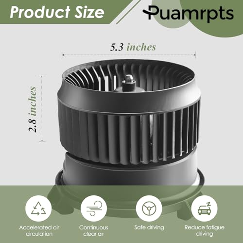 Image of Rear AC Heater Blower Motor Compatible with - Land Rover, Toyota and Lexus Vehicles - Discovery 2017-2023, Sienna 2011-2020, Sequoia 2001-2024, GX460 2010-2023 - Replace# LR035687