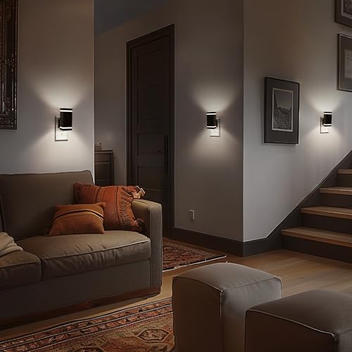 Image of Briignite Night Lights Plug into Wall, 2Pack Dimmable Daylight, Nightlight Plug in, Led Night Light 1W with Dusk to Dawn Sensor for Bedroom, Bathroom, Stair, Kitchen