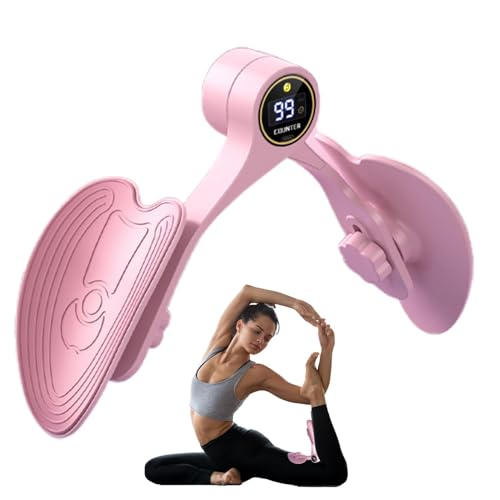 jamgeery Trainer de Cuisse, Exercice de Cuisse - Dispositif d'exercice Trainer de la Hanche Rotation à 360 degrés - Exercice Musculaire de Plancher pelvien réglable avec Un Nombre d'affichage d'écran jamgeery Trainer de Cuisse, Exercice de Cuisse - Dispositif d'exercice Trainer de la Hanche Rotation à 360 degrés - Exercice Musculaire de Plancher pelvien réglable avec Un Nombre d'affichage d'écran