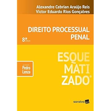 Capa do livro Direito processual penal esquematizado® - 8ª edição de 2019