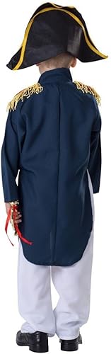 Miniatura 2 de Dress Up America Boys Colonial General Costume Napoleon, Founding Fathers & Tom Thumb Outfit Inspired Jacket, Pants & Hat