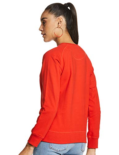 Image of Amazon Brand - Symbol Women's Cotton Blend Round Neck Regular Fit Sweatshirt (Pullover)