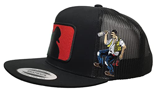 EL Borracho Gorra Negra Mesh miniatura 2