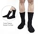 Chalier Cozy 4 Paare Kuschelsocken Herren Flauschige Socken Weiche Bequeme Winter Dicke Socken Warme Bettsocken Herren Geschenke für Männer Frauen Einheitsgröße A1Schwarz