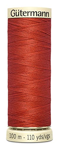 Gutermann hilo de coser 110 yardas cobre miniatura 1