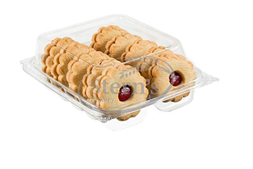 Sugar Free Linzer Tart Cookies | Strawberry | Diabetic Friendly Cookies | Shortbread Cookies | Italian Cookies | Jelly Filled Cookies | Low Cholesterol & Low Sodium | 9 oz Stern’s Bakery