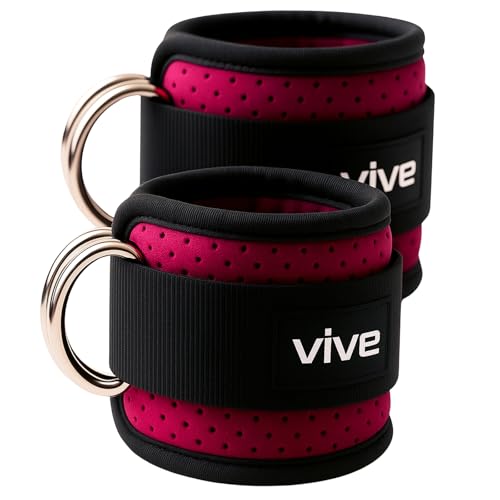 Vive Ankle Strap for Cable Machines (2 PCS) - Glute...