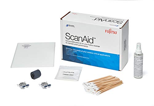 Fujitsu ScanAid - Scanner consumable kit - for ScanSnap S1500, S1500 Deluxe Bundle, S1500M