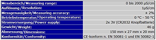 MISURATORE EC METER CONDUTTIVIMETRO PH ACQUARIO TDS EC3
