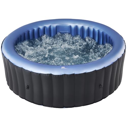 Happy Garden MSPA - Spa Gonflable Rond Bergen - 6 Places C-BE061 Gris