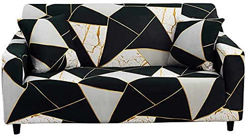 HOOBUY Printed Sofa Cover Stretch Couch Covers Patterned Sofas Seater Slipcovers for 4 Cushion Couch Set JO (4 Seater/Large 3 Seater)