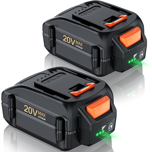 Upgraded 8000mAh 20 V WA3520 Battery Compatible for Worx 20V Battery WA3575 WA3525 WA3578 WA3520 WG151s WG155s WG251s WG890 WG890 WG891 for Worx 20V Cordless Power Tools by POWTREE - Used condition - US$45.03