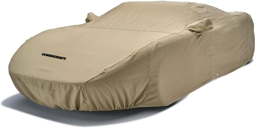 Covercraft Custom Fit Car Cover for Kia Optima - Flannel Series Fabric, Tan