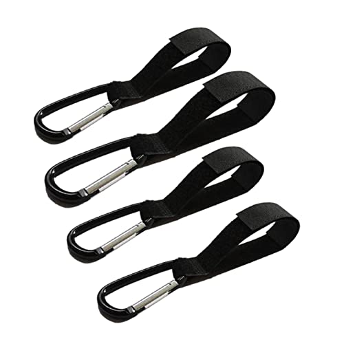 PEPLAYTAL 4Pcs Stroller Hooks Heavy Duty Hook Hanger for and Key Attachment Versatile Use with Carts Bikes and Wheelchairs Parents