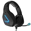 Orzly Gaming Headset for PC and Gaming Consoles PS5, PS4, Xbox Series X | S, Xbox ONE, Nintendo Switch & Google Stadia Stereo Sound with Noise Cancelling mic – Hornet RXH-20 Abyss Edition