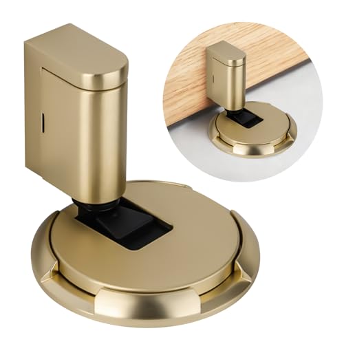 Butée de Porte Magnétique au Sol Lourde, Bloc Porte Réglable Sans Perçage