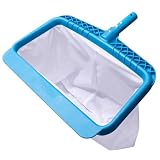 DABOVIN Professionell Pool Bodenkescher f&uuml;r Entfernung Schwimmbad, FeinMaschig Laub Kescher mit Verst&auml;rkter KunststoffRahmen, Pool Rake Skimmer Net