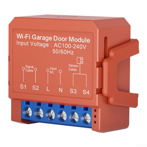 Contrôleur de commutateur de porte de garage, pour ouvre-porte de garage intelligent Tuya, kit de commande vocale multifonction WiFi à distance et de commande vocale