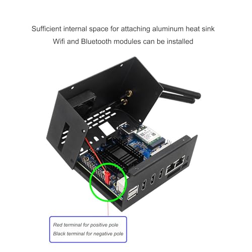 Ventilador de carcasa con disipación eficiente de metal sólido 7