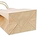 Juvale Mini Brown Gift Bags with Handles - 50-Pack, 3.5 x 2.4 x 7 in - Mini Paper Bags for Retail, Party Favors & Crafts