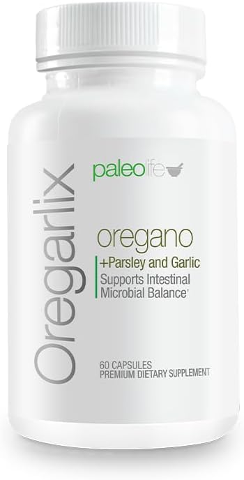 Oregarlix Premium Suplemento para la salud intestinal. El mejor apoyo para el equilibrio microbiano de limpieza intestinal con prebióticos de