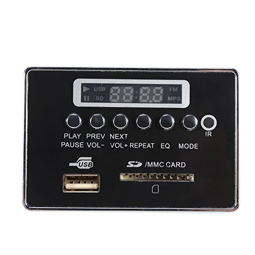 Module décodeur audio Bluetooth 12V Oumefar avec lecteur USB et carte SD