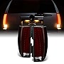AKKON - For Cadillac Escalade Dark Red LED Tail Lights Brake Lamps Replacement Assembly Left + Right Pair Set