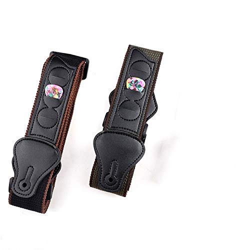 Sangle de Guitare,Guitare électrique Bandoulière Réglable Coton Cuir 5cm de Largeur et Longueur Réglable avec Porte… - Les Beatles, Paul McCartney, John Lennon, RIngo Starr, George Harrison Sangle de Guitare,Guitare électrique Bandoulière Réglable Coton Cuir 5cm de Largeur et Longueur Réglable avec Porte… – Image 6