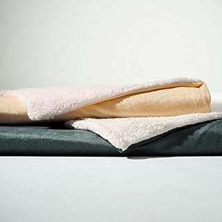 aqua-textil puszysty kocyk 150 x 200 cm szary biały melanż pluszowy TV koc narzuta Sherpa Fleece OEKO-TEX Ottawa