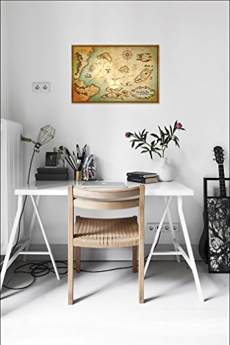 Best Print Store - The Chronicles Of Narnia, The Voyage Of The Dawn Treader, Map Poster (11X17 Inches) #TOP3