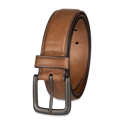 Columbia Men's Casual Stretch Burnished Edge Belt, Tan, Medium