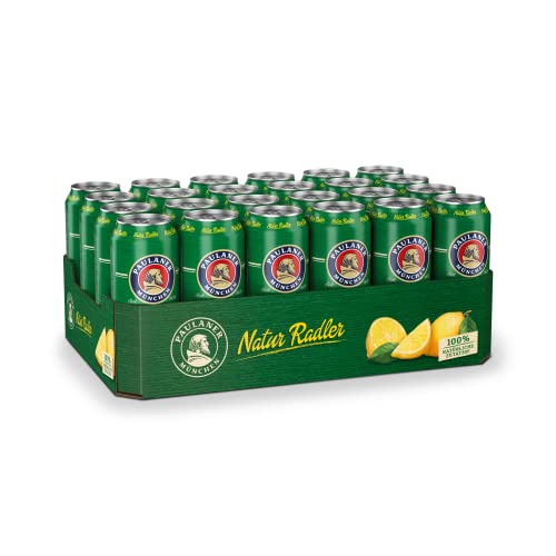 Paulaner Natur Radler, 24er Dosentray, EINWEG (24 x 0,5l)