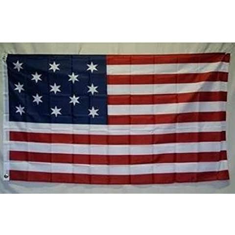 USA Premium Store Hopkinson's 1777 Flag 3x5 ft 6 Pt Star Revolutionary War USA US American Francis Cover