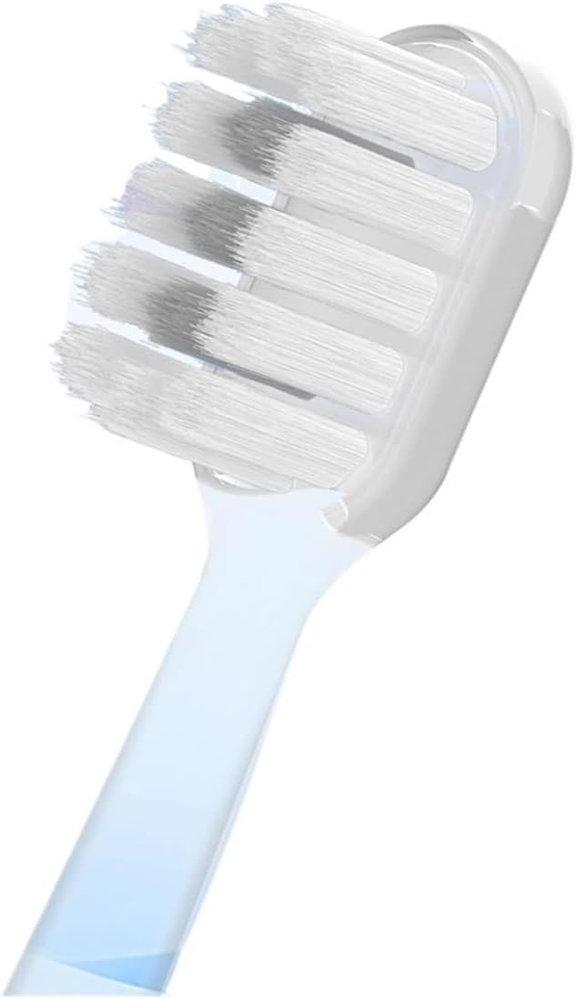 Compatible for Laifen Wave Electric Toothbrush Heads, 10 Pack Sensitive Gum Care Replacement, Transparent Design