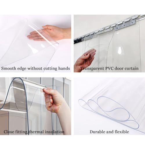 Rideau de porte à lanières PVC imperméable et résistant pour couper le vent