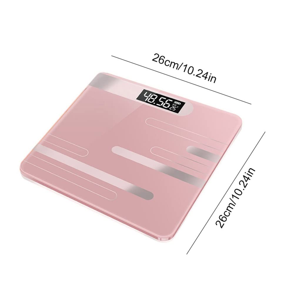 Body Fat Scale Electronic Digital Scale Smart Weight Floor Bathroom Scales Balance Weighing BMI Index(D)