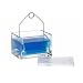Wheaton 900200 Staining Dish Complete with Glass Lid, Stainless Steel Rack with Handle (Case Of 6)
