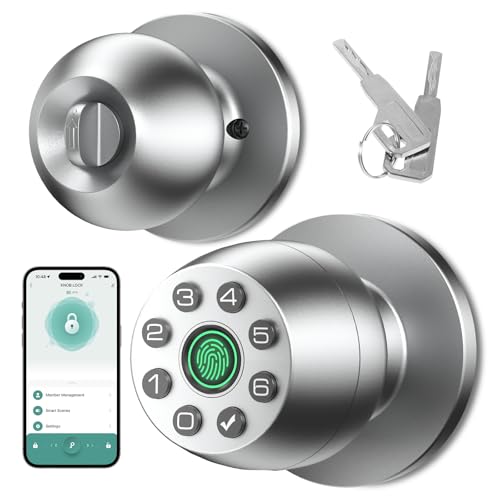 Fingerprint Door Lock HL-6 Matte Silver