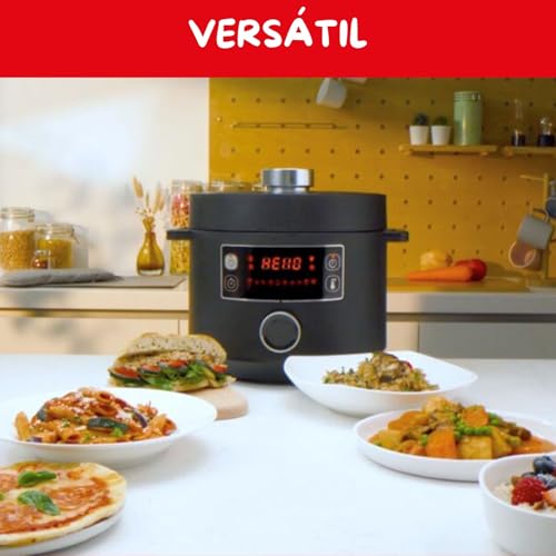 Moulinex Epic Turbo Cuisine CE7548 - Olla a presión eléctrica 1090 W, 10 programas automáticos,...