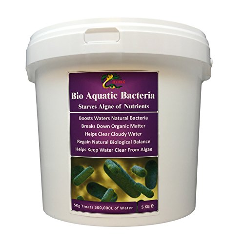 HYDRA 5KG BIO AQUATIC BACTERIA Treats UpTo 500,000 litres Balanced Pond Bacteria Improves Pond Water Quality