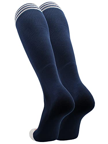 Image of TCK Striped Soccer Socks for Kids, Youth & Adults - Over the Calf Tube Socks for Men & Women, Baseball & Football Team Sports