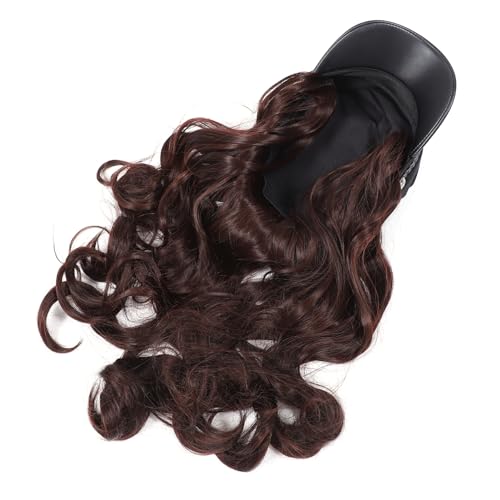 SHERCHPRY Curly Wig Hat for Women Wavy Design Stylish Hair Extension Hat for Parties and Concerts Durable and Realistic Synthetic Hair Accessory