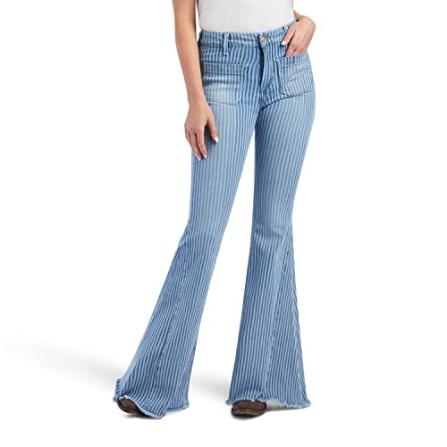 Jeans ARIAT WMS Laser Wide Stripe femme rayures taille 26